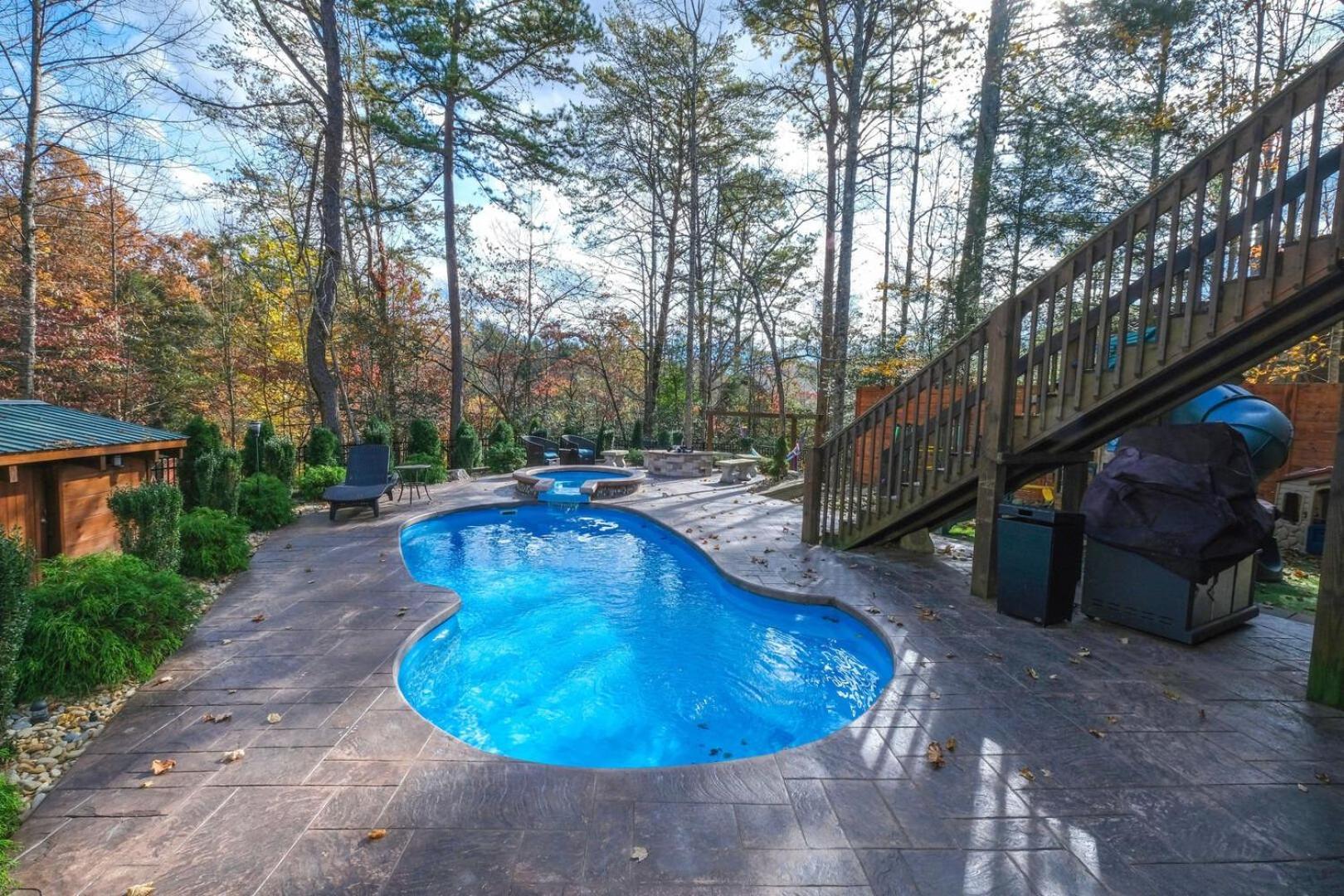 Вилла Pitter Patter Swimming Pool Ht Near D'Town Гатлинбург Экстерьер фото